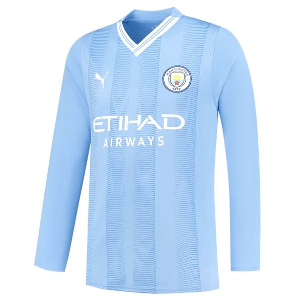 Tailandia Camiseta Manchester City 1st ML 2023-2024